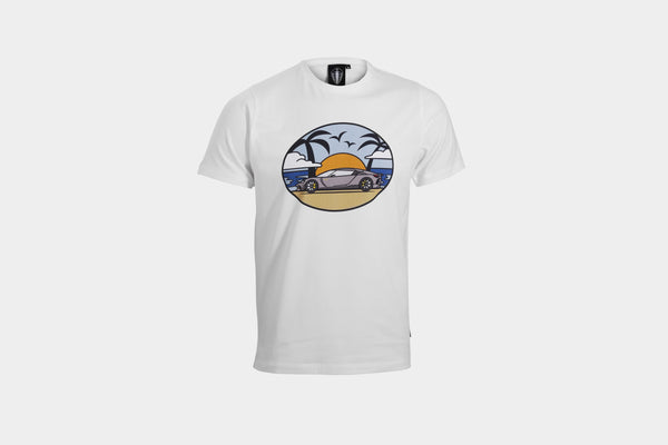Koenigsegg- Beach Gemera T-shirt White