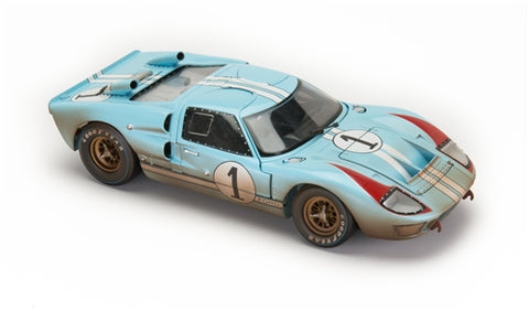 1966 Ford GT40 LeMans #1 After Race 1:18 Scale