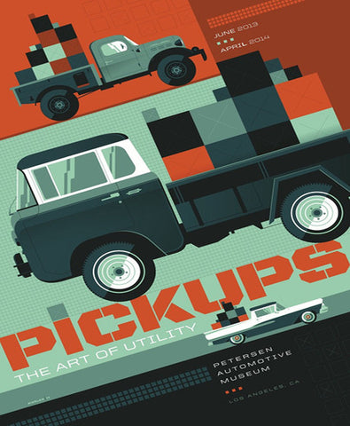 Petersen Poster - Pick-Up Trucks Exhibit