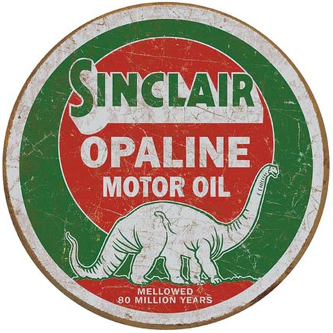 Sinclair Opaline Tin Sign