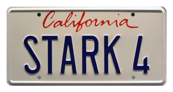 Iron Man Tony Stark's "STARK 11" License Plate